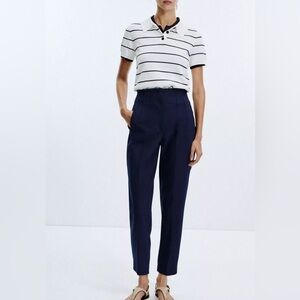 ZARA Elegant Navy Women's Pants